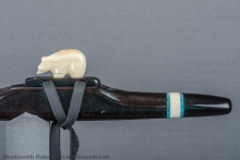African Blackwood  Native American Flute, Minor, High E-5, #J13H (12)